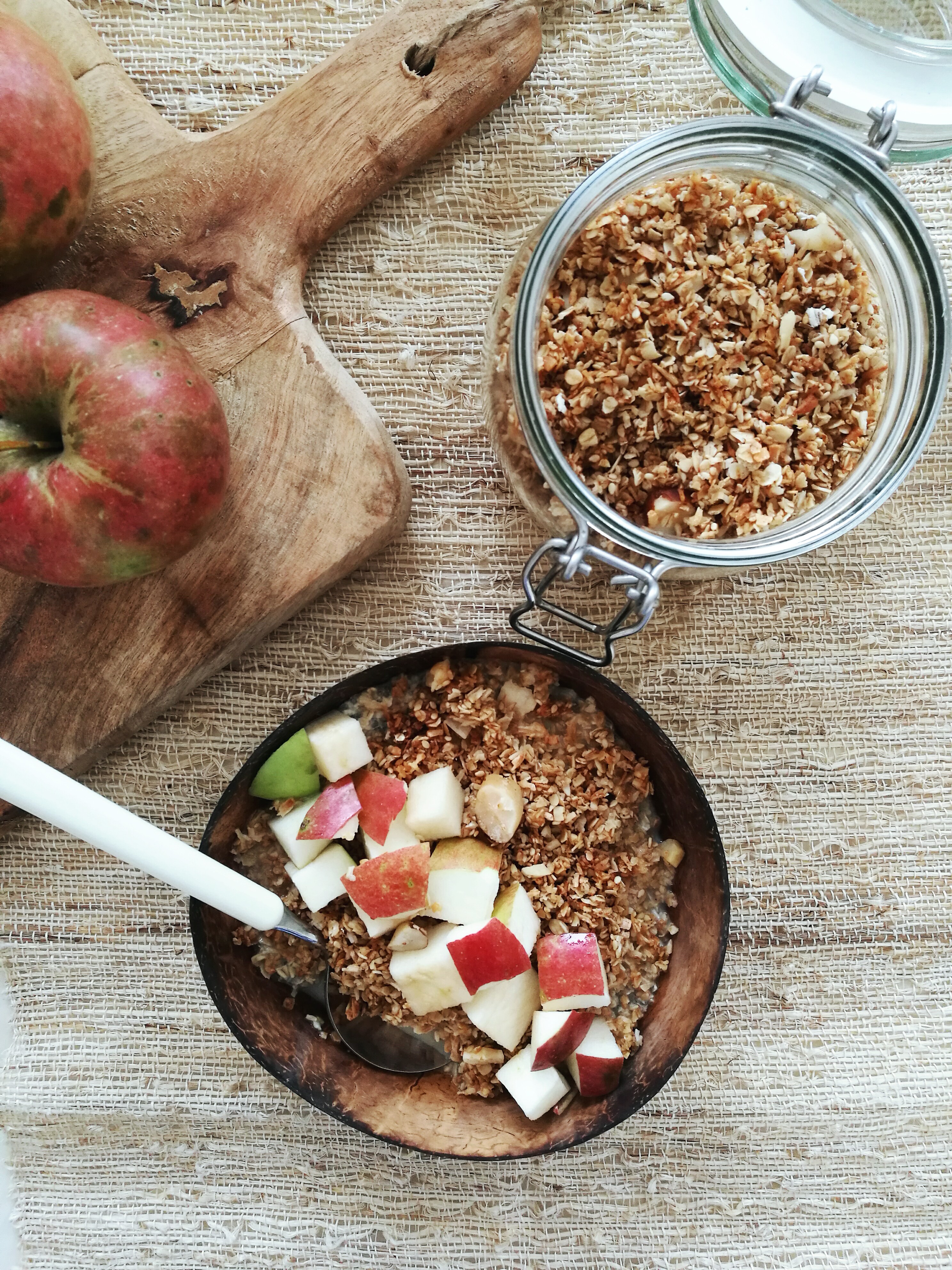 Sesame Coconut Granola_bowl_culinary postcards