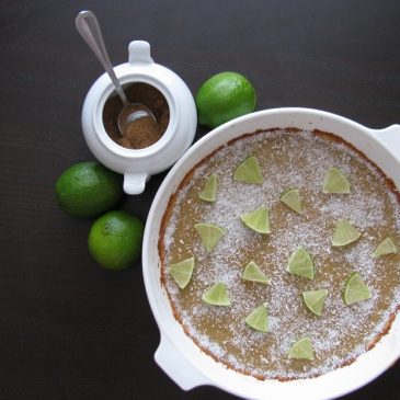 Lime and Coconut Tart