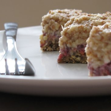 Raw Strawberry Bars with Coconut Almond Cream