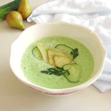 {Updated} Cold Cucumber and Pea Soup