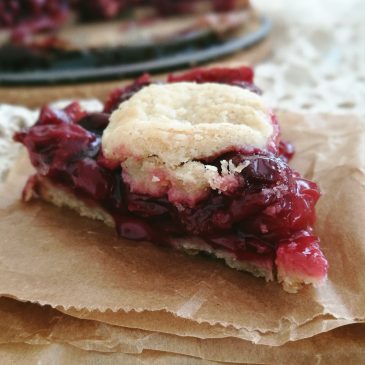 Cherry Pie (gluten free, refined sugar free)