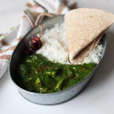 Palak Paneer – Tofu u umaku od špinata (V, GF)